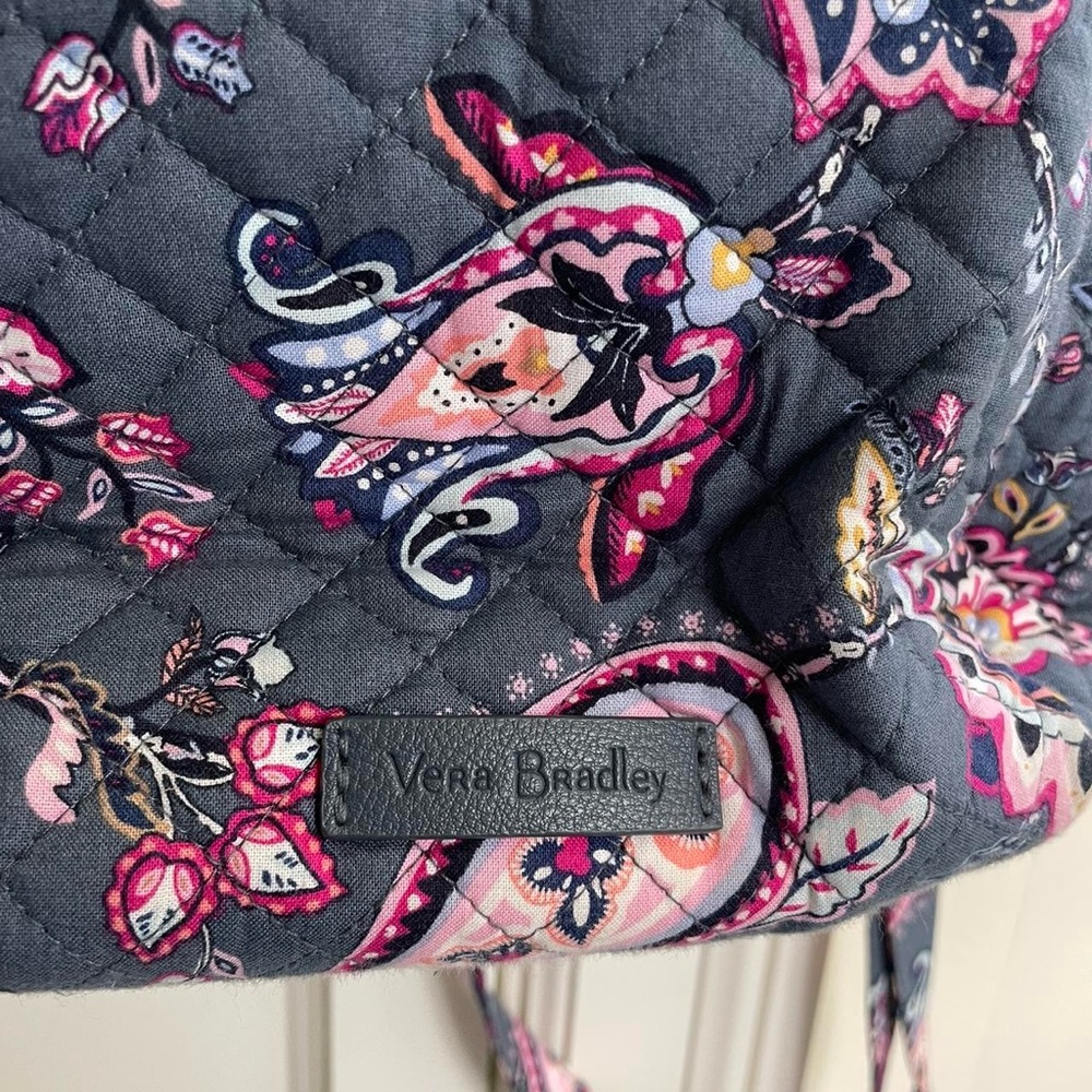 NWOT Vera Bradley Mini Multi-Compartment Crossbody-Felicity Paisley Bag - Picture 3 of 4